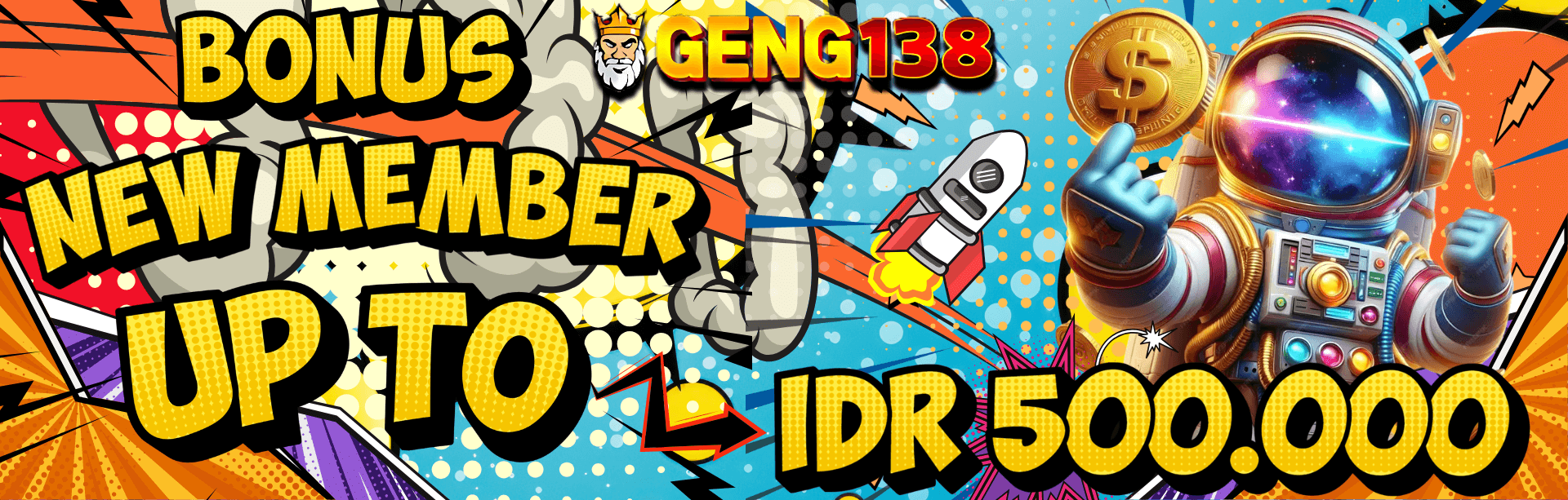 Welcome Bonus Slot 50% Geng138